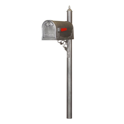 Aluminum Post Mounted Mailbox