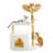 38" Modern Wooden White Cat Tree