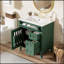 30 Inch Bathroom Vanity With Sink And 2 Drawers-995815624