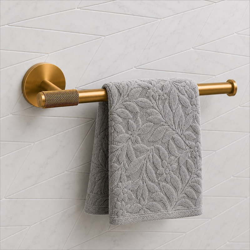 Double Wall Mounted Towel Bar