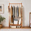 Solid Wood Freestanding 2 - Hook Coat Rack-618338561