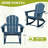 HDPE Wooden Rocking Adirondack Chair-1451337179