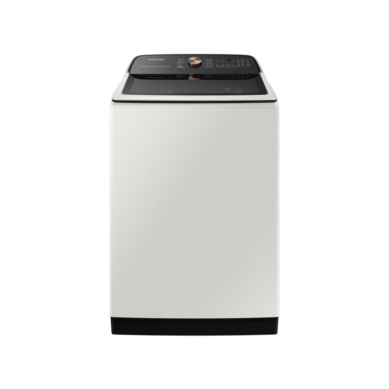 Samsung 5.5 cu. ft. Extra-Large Capacity Smart Top Load Washer with Super Speed Wash, Ivory