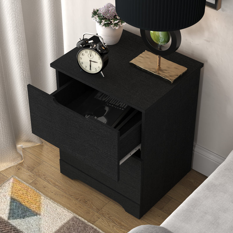 Aroob Bedroom Set, Black Oak