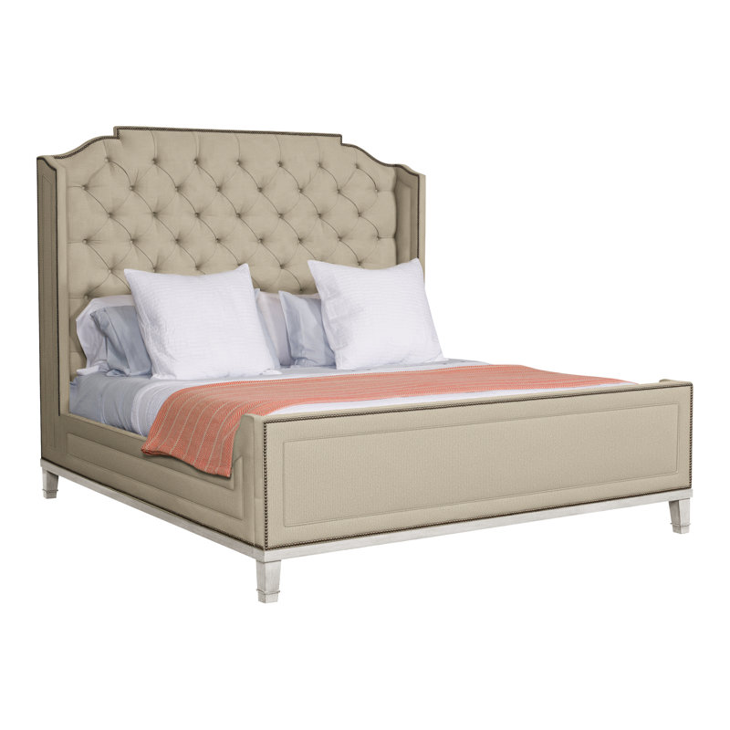 Michael Weiss Queen Glenwood Bed, Casa Blanca, Tuck Linen, Yes