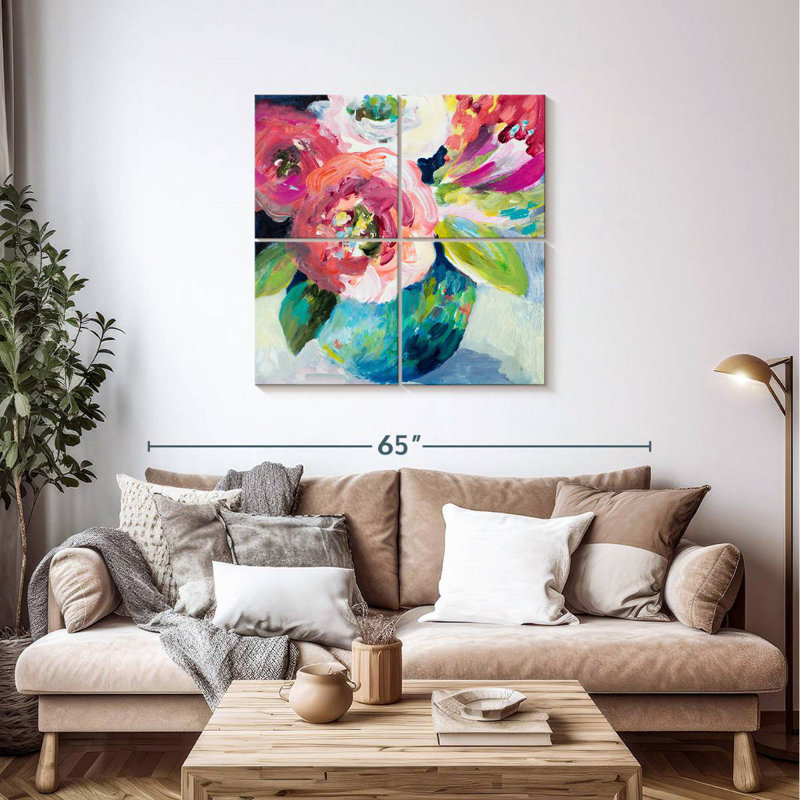Harnek A Pop Of Spring, 38" H x 38" W