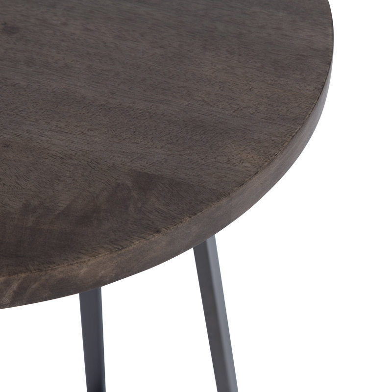 Larzelere End Table, Black, Gray