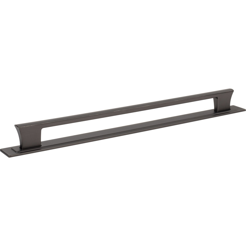Slate 12" Modern Bar Pull with Mounting Hardware