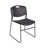 Regency Cain Square X-Base Breakroom Table & 4 Zeng Stack Chairs-73412898-73412899