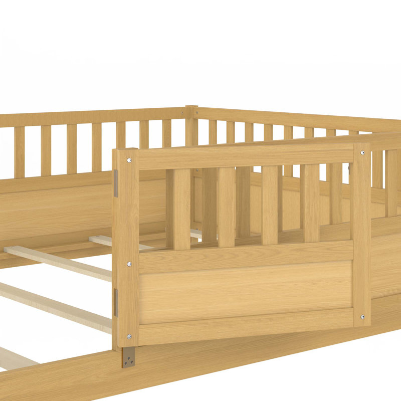 Base de lit pour enfants, Naturel, Complète