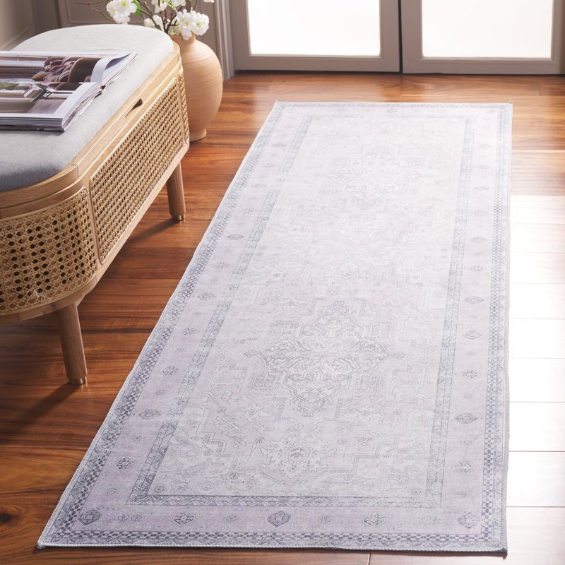 Tapis Alisha avec envers antidérapant, Tapis de couloir 2 pi 6 po x 8 pi