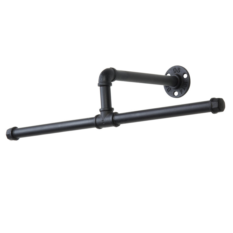 Clarkston 19.9'' Metal Wall Mounted Clothes Rack