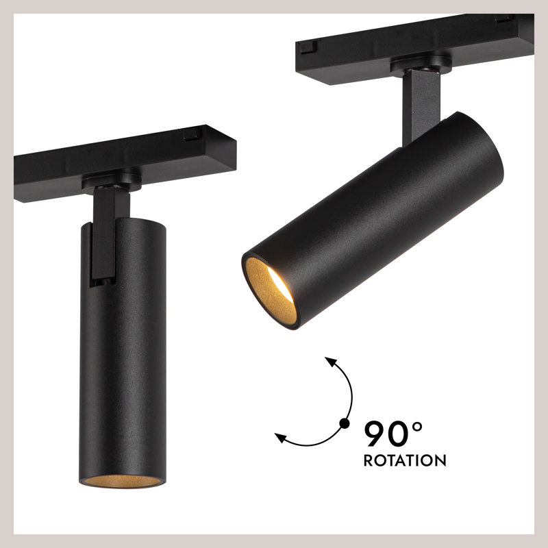 Paolo 81-in Gold dimmable LED Trilo Ceiling Kit, Brushed Gold