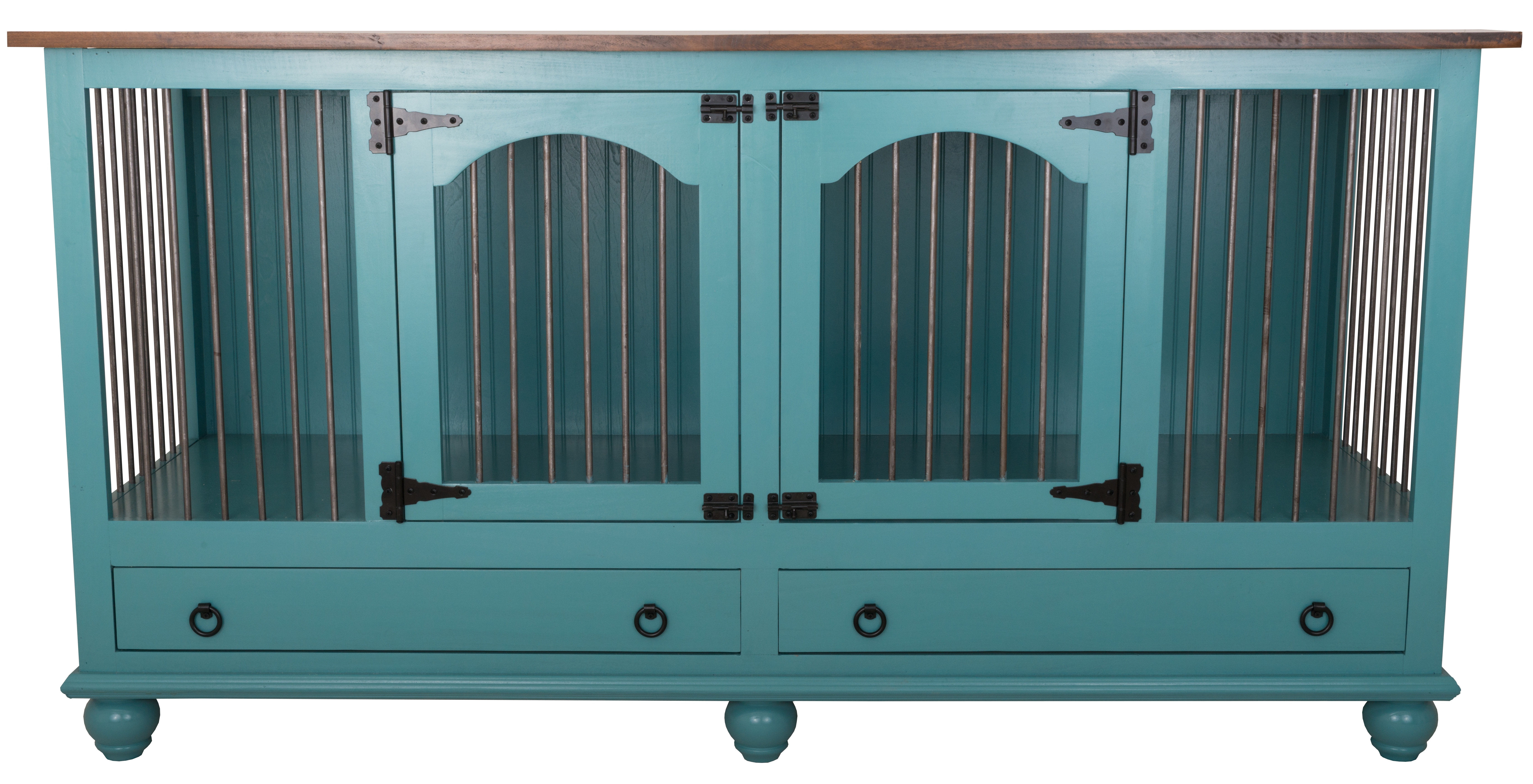 View of Tucker Murphy Pet™ Stelly Large Double Wide Credenza Pet Crate | Wayfair
