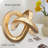 Modern Gold Geometric Sculpture Gold Knot Home Accent Decor Multi-Angle Geometric Sculptures Statues