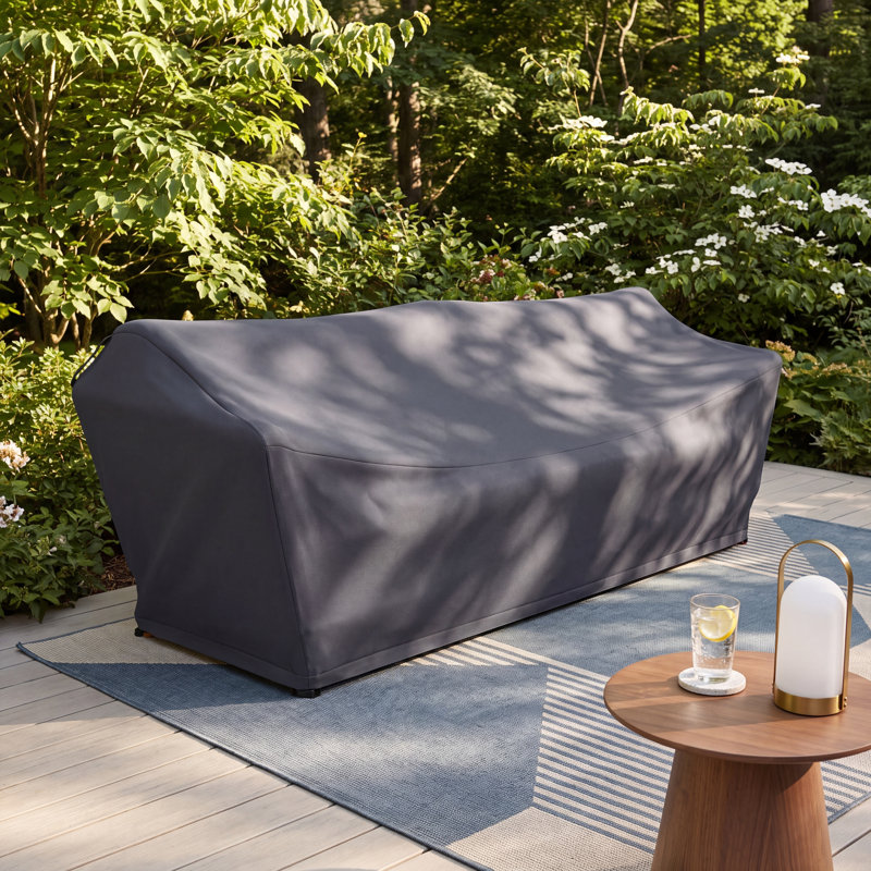 Ferdinand 83.6'' Wide Wicker Patio Sofa Cover