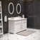 Goyette Three Posts™ 60" Double Bathroom Vanity Set with Mirror