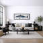 «Blue Tuna Fish Rustic Coastal Nautical Wall Decor Extra Large», reproduction d'art sur toile encadrée-126313829-126313831