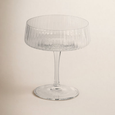 Claro Ribbed Margarita Glass