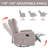 Manual Recliner Chair With Rocker And Swivel In Fabric For Living Room-1790808722