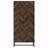 8-Shelf Accent Cabinet