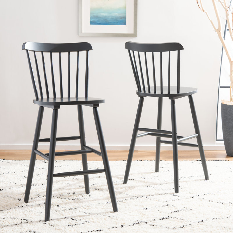 Tabouret Cerian, Tabouret de bar (siège d'une hauteur de 30 po), Gris
