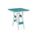 Berlin Gardens Harbor Regular Top With White Base Square Bar Table