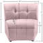 Chaise d'appoint en velours touffeté de 83,82 cm de largeur Jedson-1454906593