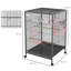 78cm Steel Flat Top Floor Bird Cage with Wheels