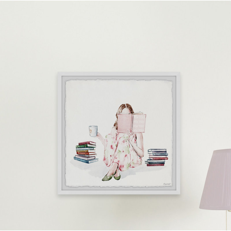 «Beauty in Reading», reproduction encadrée, H 32 po x l 32 po x P 1,5 po