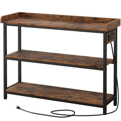 Console Table with Power Outlets