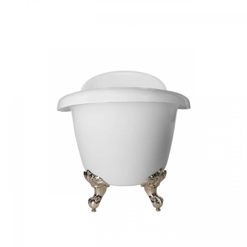 Victoria 68.75'' x 28.5'' Soaking Acrylic Bathtub, Polished Nickel