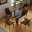 33.5"X 33.5" Square Pedestal Dining Table-78175173