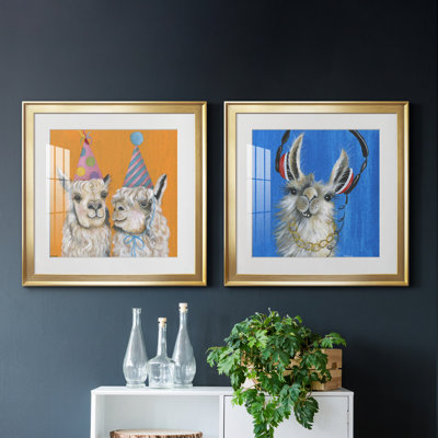 " Llama Party " 2 - Pieces