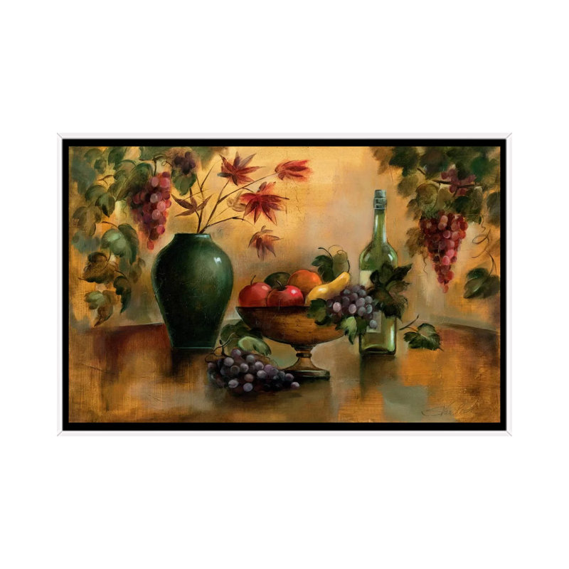 " Autumn Hues " by Silvia Vassileva, No Matte, 26" H x 40" W x 1.5" D, White Framed