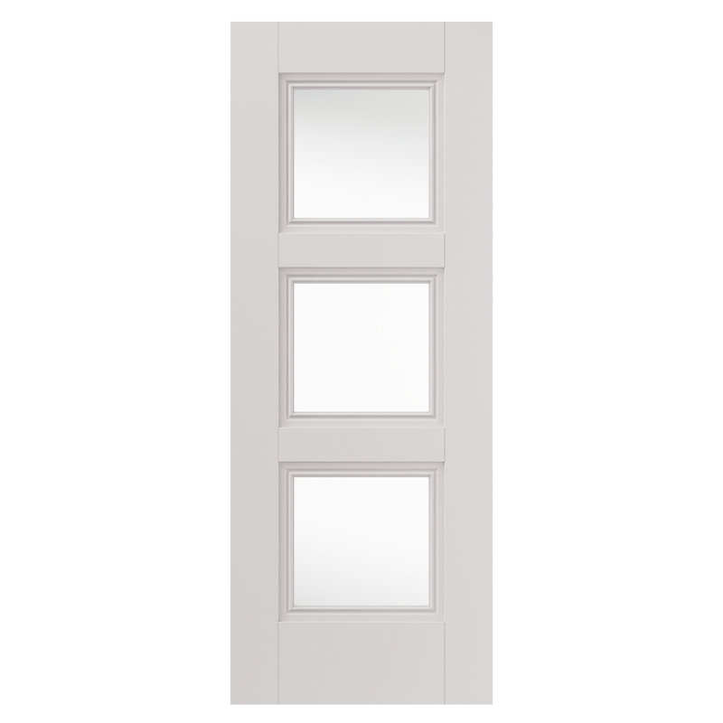 Catton Internal Door Primed, 198.1cm H x 83.8cm W x 3.5cm D