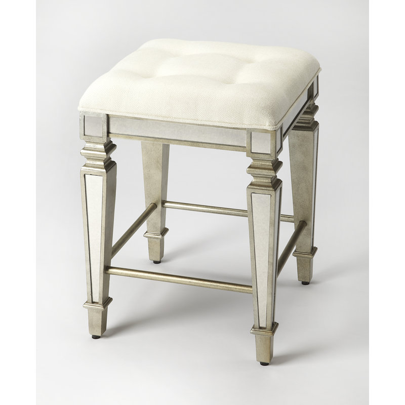 Celeste Mirrored 26" Bar Stool