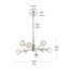 Luminaire suspendu sphérique spoutnik 8 lumières Boise-3650198