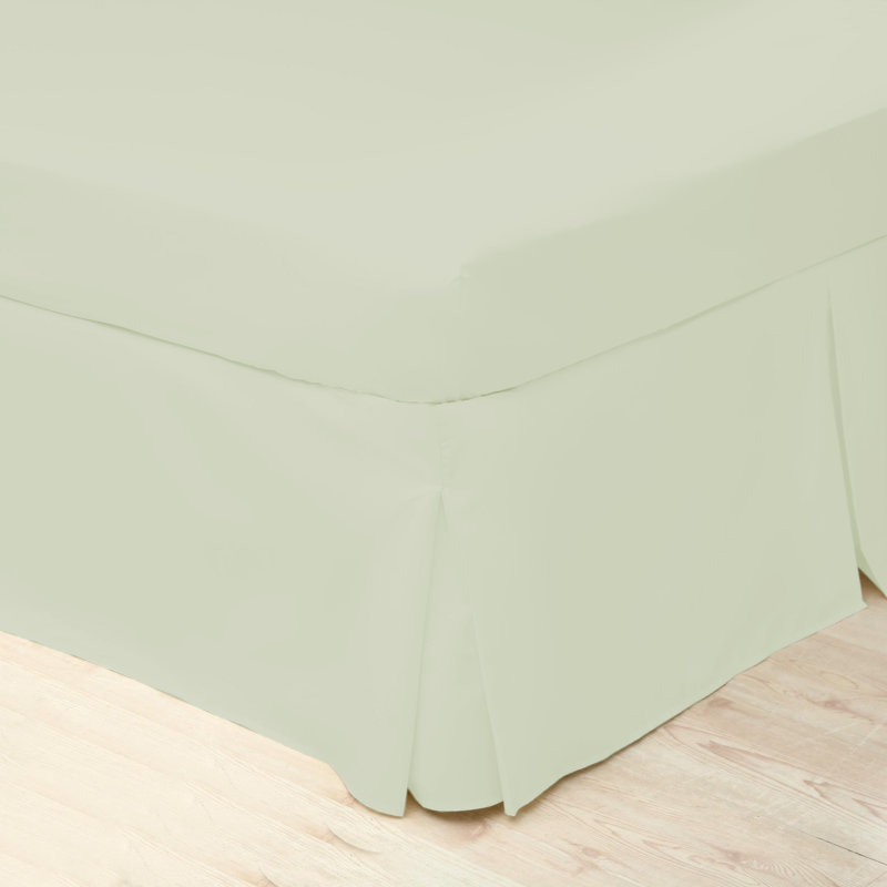 200 TC 50/50 Percale Polycotton Percale Fitted Sheet, Kingsize (5'), Apple