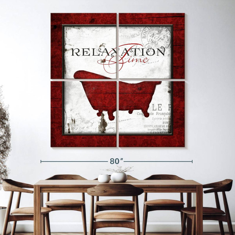 Kerrick Crimson Relaxation Time, H 74 po x l 74 po