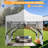 10x10 Heavy Duty Canopy Tent, Pop up Gazebo with Netting Screened ,Waterproof-105123480