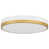 White/Antique Brushed Brass