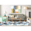 2 Seater Linen Blend Sleeper-655115759