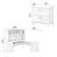 Ensemble de bureau avec rehausse Magomed-392739812