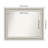 Parlor Silver Bathroom Vanity Non-Beveled Wall Mirror-192425940