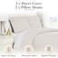 Ensemble de housse de couette en os de Southshore Fine Linens-336246579-336246574