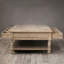 Table basse rétro en bois massif gris clair Retro-227586157