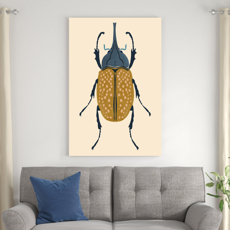 «Beetle Bug II» par Victoria Barnes, impression sur toile tendue, H 48 po x l 32 po