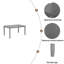 Wooden Dining Rectangular Table, Kitchen Table For Small Space, 4 Person Dining Table-1093883758