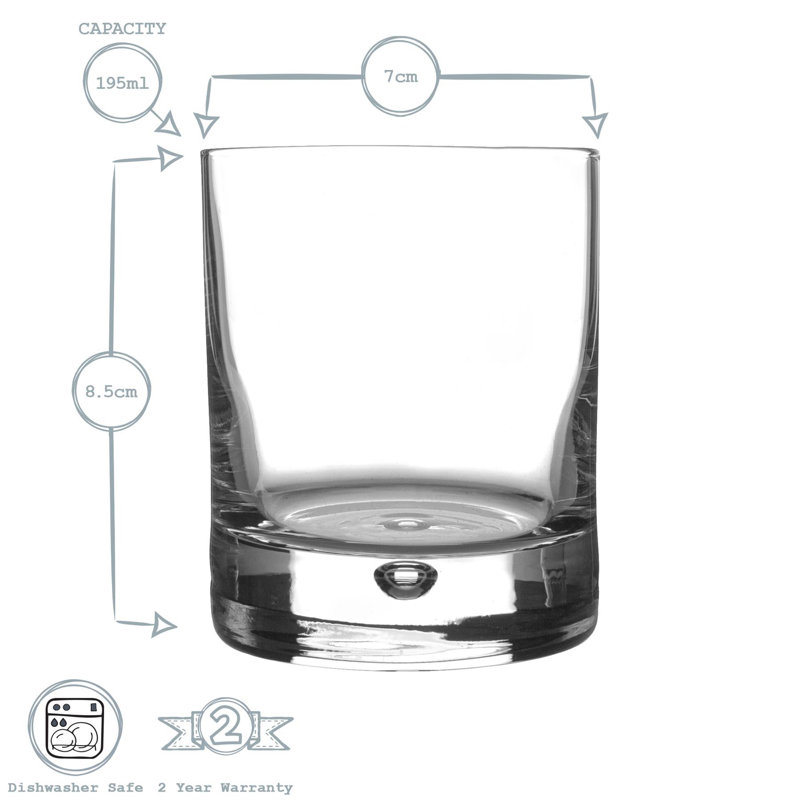 Barglass Glassware - 195ml, 375ml - Clear